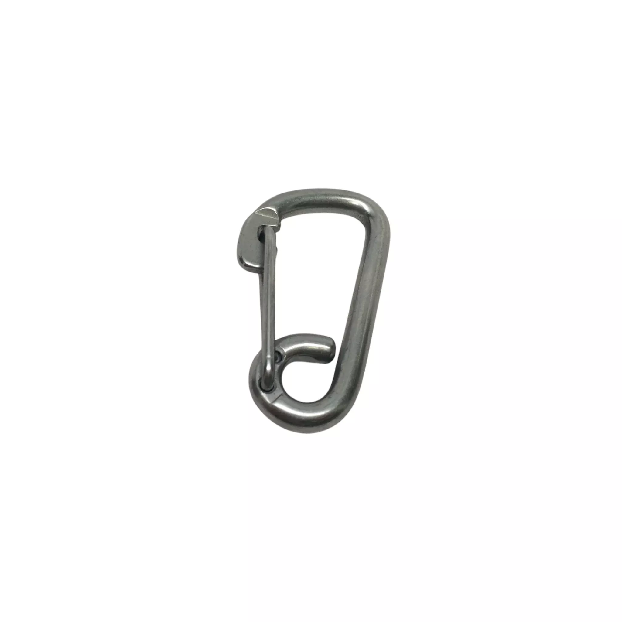 Pactrade Marine Boat SS316 Rigging Secure Safety Spring Snap Hook with Eye 2 1/2"X1 1/2"