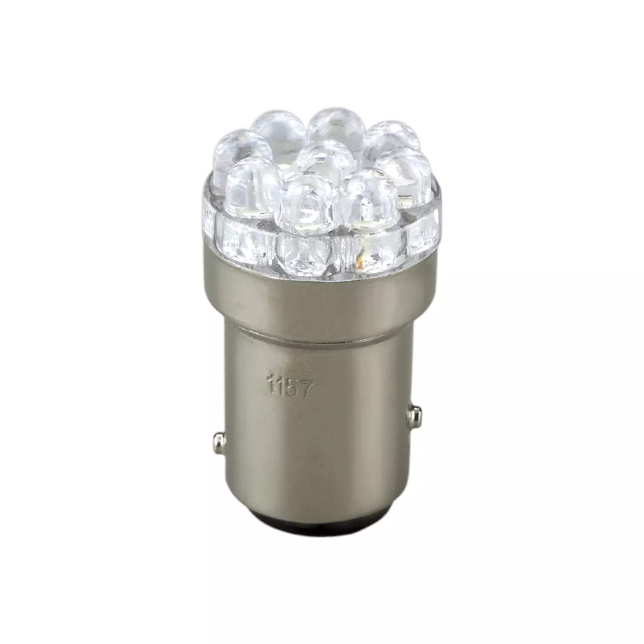 Pactrade Marine LED Bulb B15D Type Double Contact Parallel Level Pins Replacement Cool WH