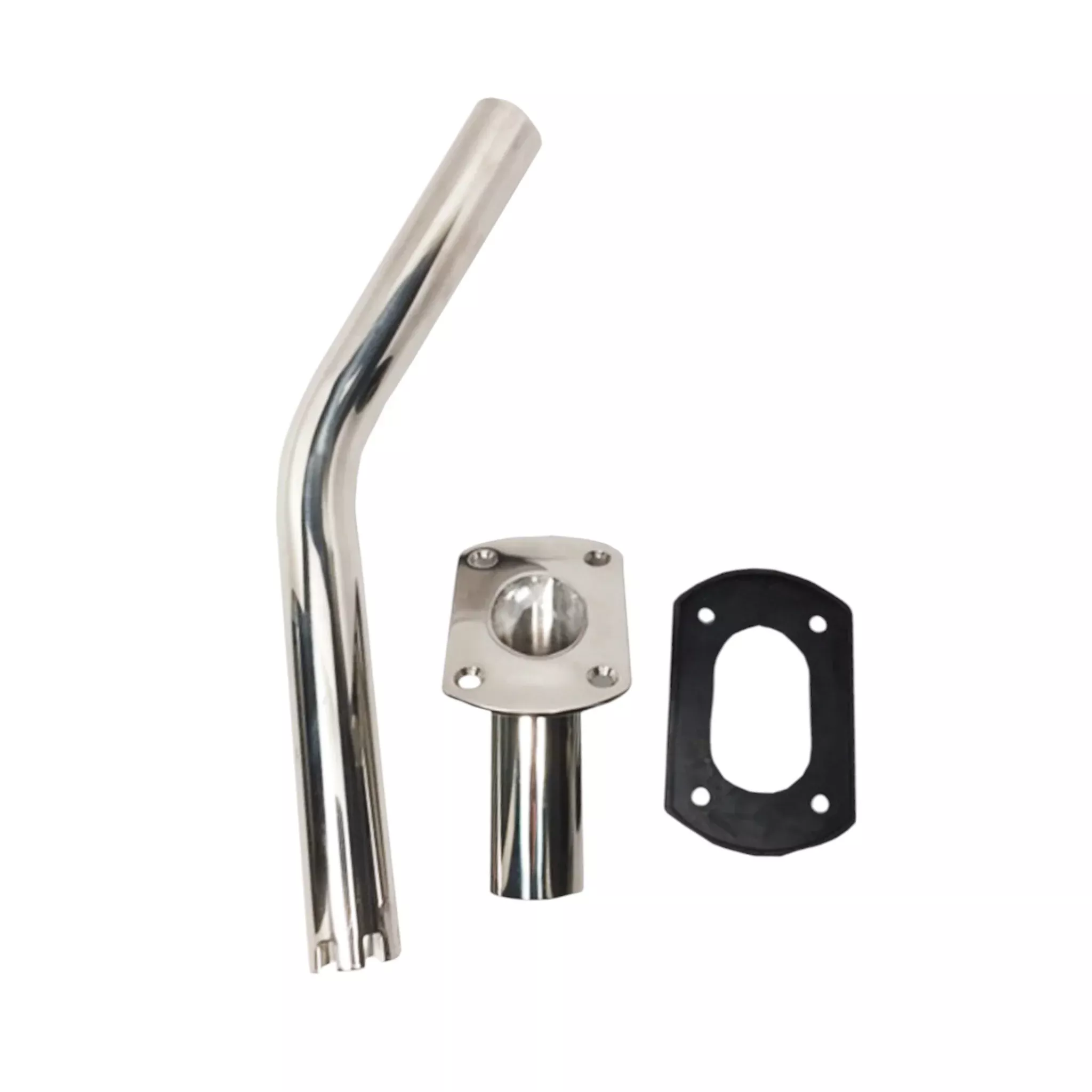 Pactrade Marine S.S. Boat Outrigger Pole Rod Holder Flush Mount