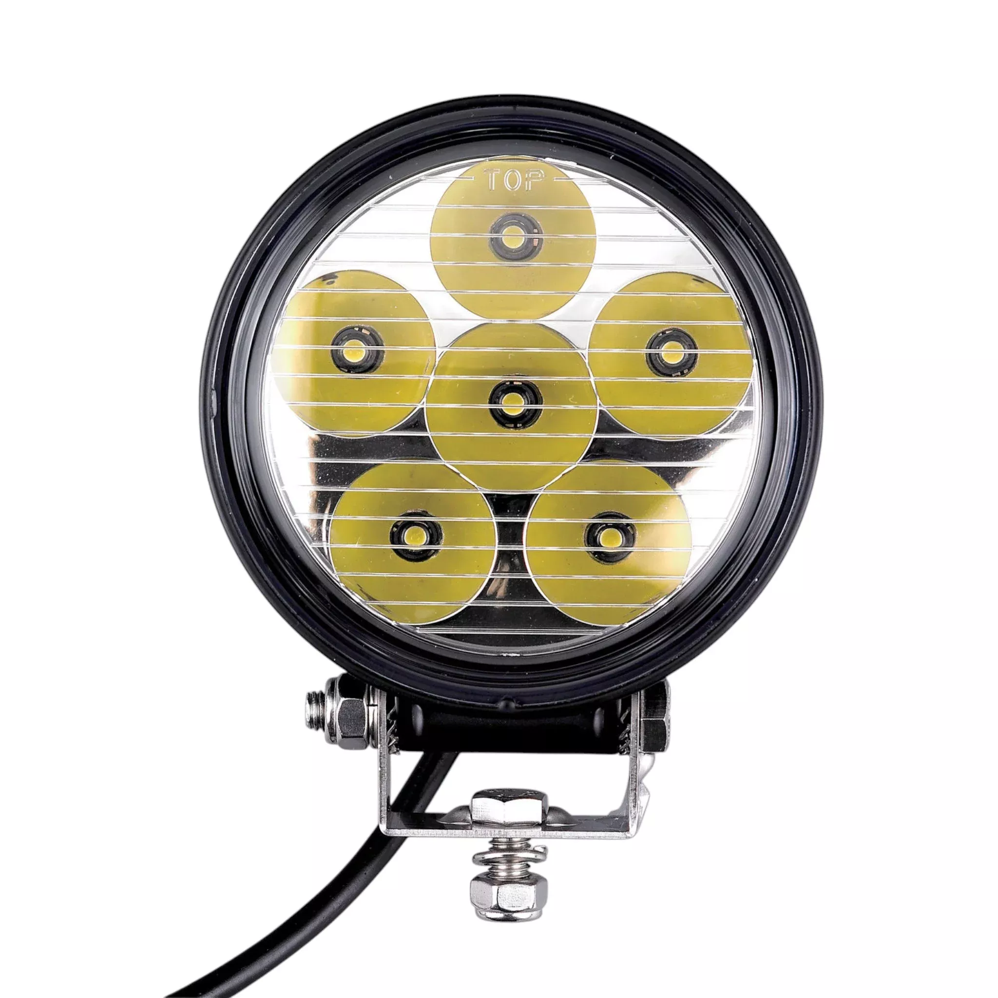 Pactrade Marine Tiltable Off-Road LED High-Power Work Spotlight Aluminum PC IP67 450LM On 11W