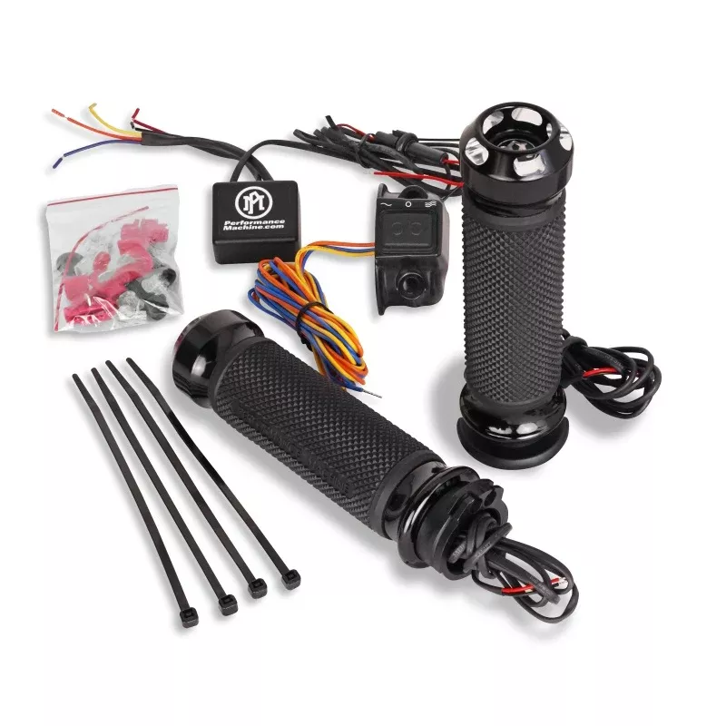 Performance Machine FLTRx TBW Apex Heated Grips - Contrast Cut