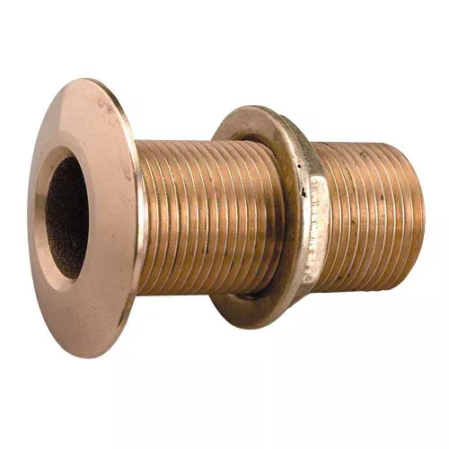 Perko 1-1/4" Thru-Hull Fitting w/Pipe Thread Bronze MADE IN THE USA [0322DP7PLB]