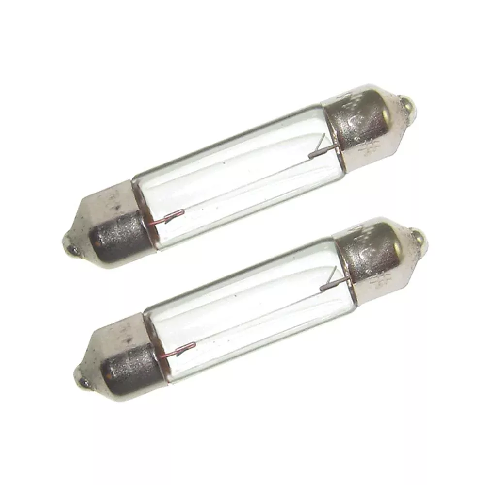 Perko Double Ended FestoonBulbs - 24V, 10W, .40A - Pair [0072DP1CLR]