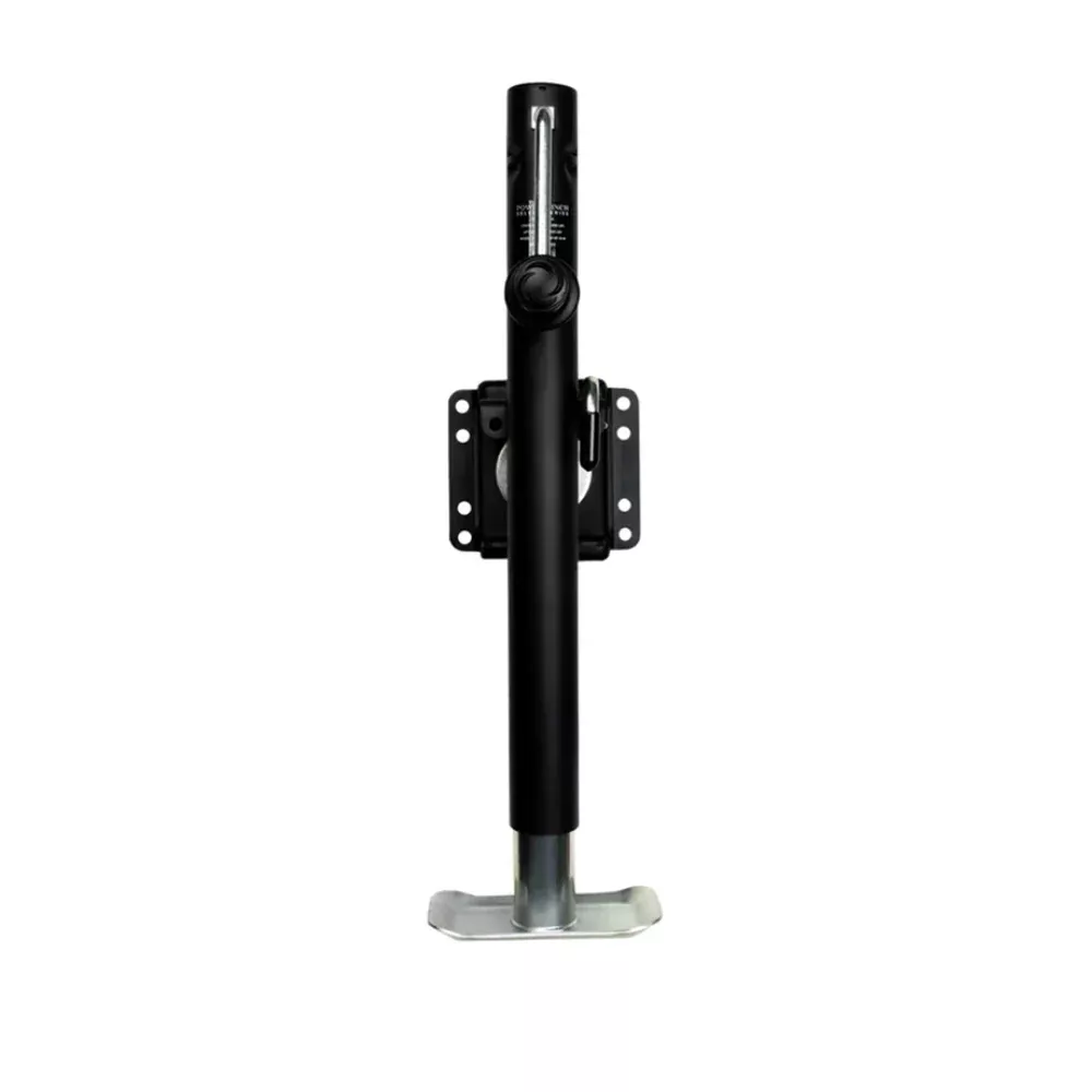 Powerwinch Select Series Jack - 2500lb, Bolt-On, Flat Plate, Carbon Black [21400-J-2500-BF-B-R]