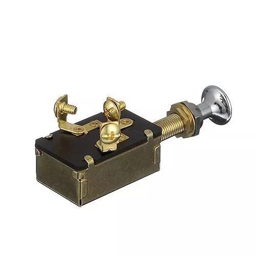 Push-Pull Switch, 3-Position OFF/ON/ON