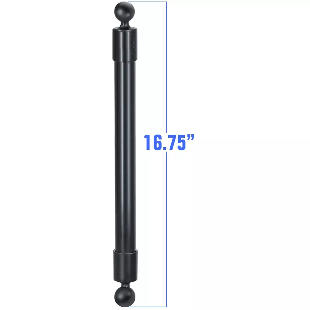 RAM Mount 16.75" Long Extension Pole with 2 1" Diameter Ball Ends [RAP-BB-230-18U]
