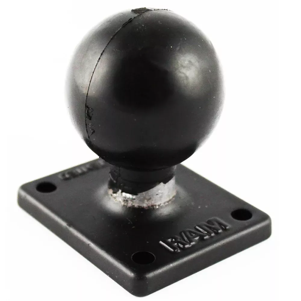 RAM Mount 2″ x 1.7″ Base w/AMPs Hole Pattern & 1.5″ Ball [RAM-347U]