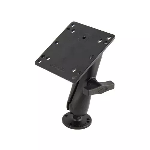 RAM Mount 4.75" Square Base VESA 75mm & 100mm Hole Patterns w/Surface Mount - 1.5" Rubber Ball Size [RAM-101U-246]