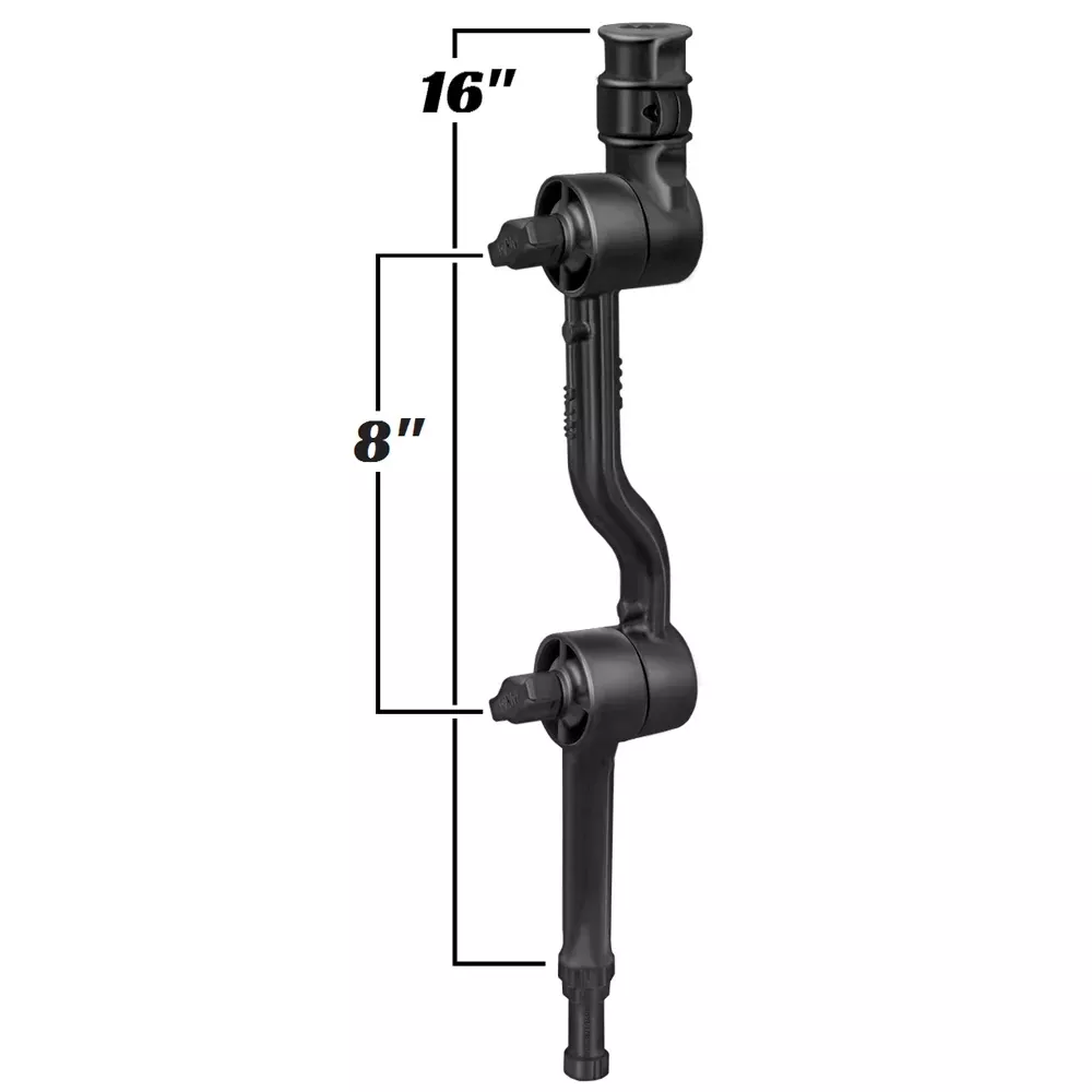 RAM Mount Adjustable Adapt-a-Post 16" Extension Arm [RAP-114-APB3U]