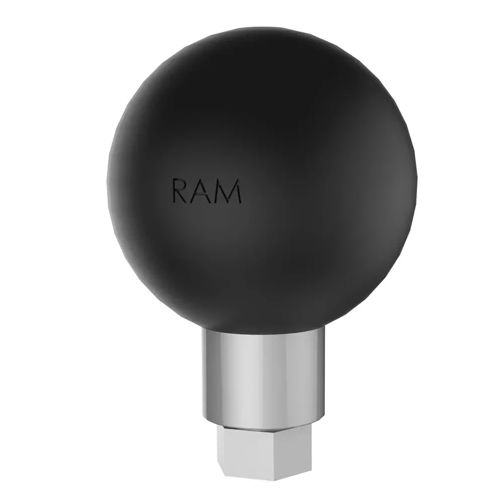 RAM Mount Ball Adapter w/1/4" - 20" Threaded HoleHex Post - C Size [RAM-337U]