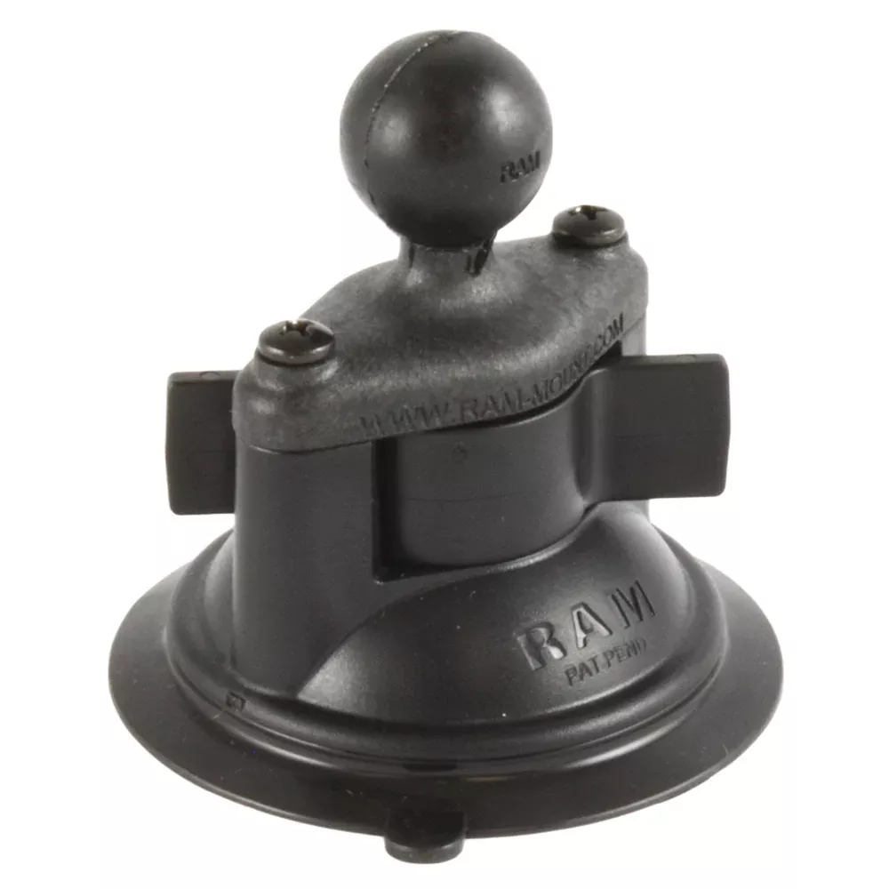 RAM Mount Composite 3.25" Diameter Suction Cup Base w/1" Ball [RAP-B-224-1U]