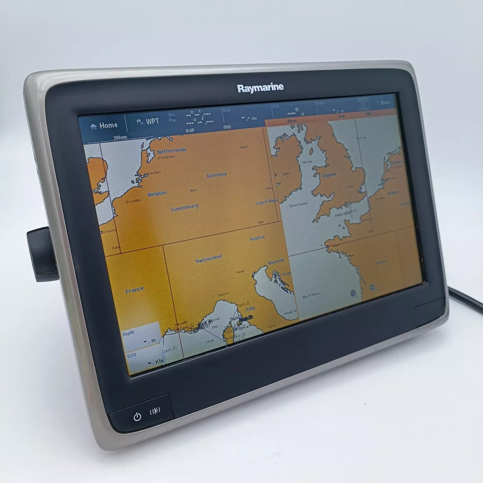 Raymarine a128 12″ Touchscreen Chartplotter MFD E70237 CHIRP Sonar WiFi Radar