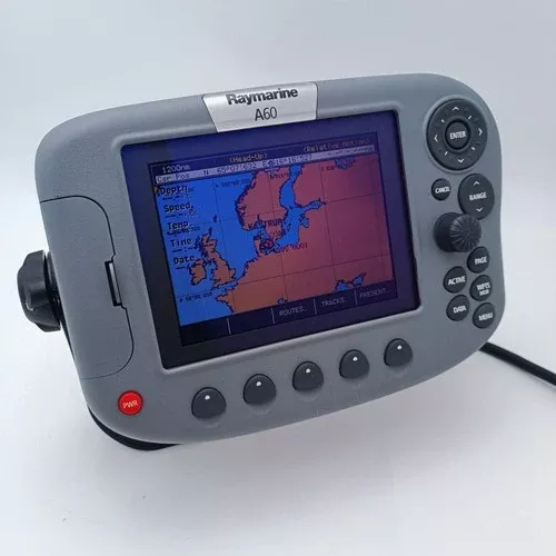 Raymarine A60 MFD Sonar Display Color Chartplotter GPS E33026 Navionics CF