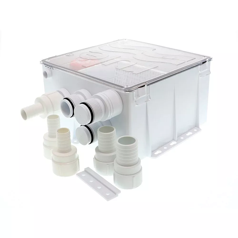 Rule Shower Drain Box w/800 GPH Pump – 24V [98B-24]