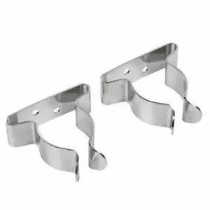 Seachoice - 1"-1.75" D Stainless Steel Fixing Spring Clamps, 2 Pieces