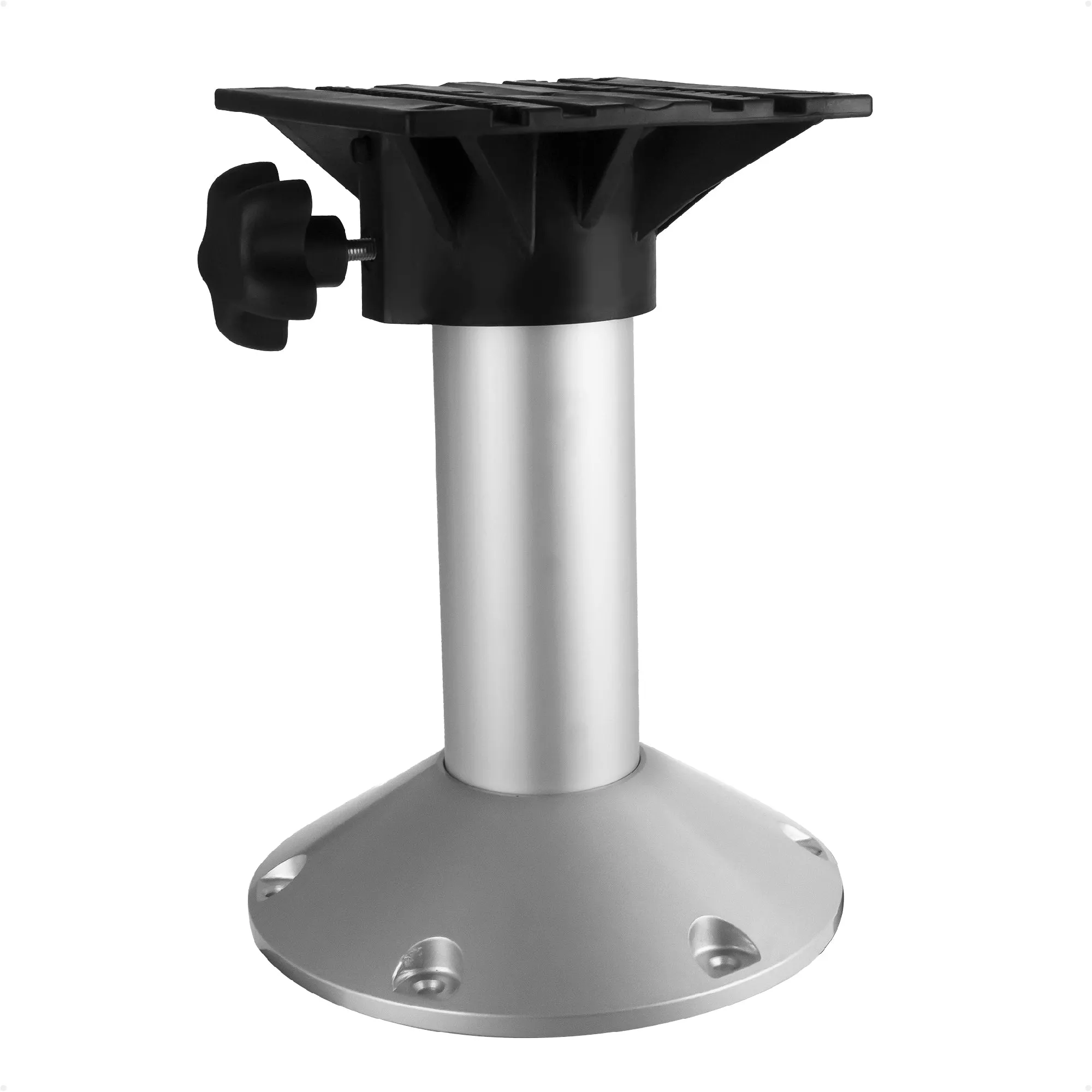Seat Pedestal, Fixed Height 12", Aluminum