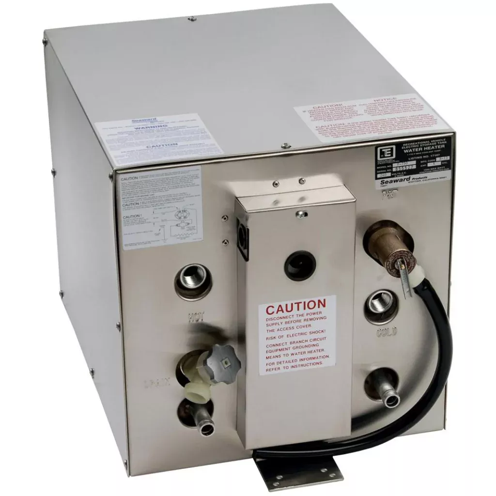 Seaward SS Water Heater w/front exchange 6Gal *FA*