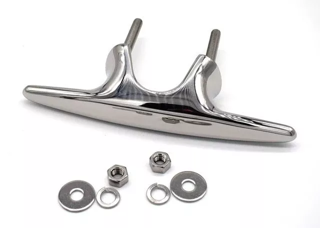 Stainless Bolt-On Cleat 10-1/2"