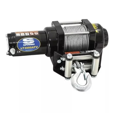 Superwinch 3000 LBS 3/16" x 50ft Steel Rope LT3000 Winch 12V