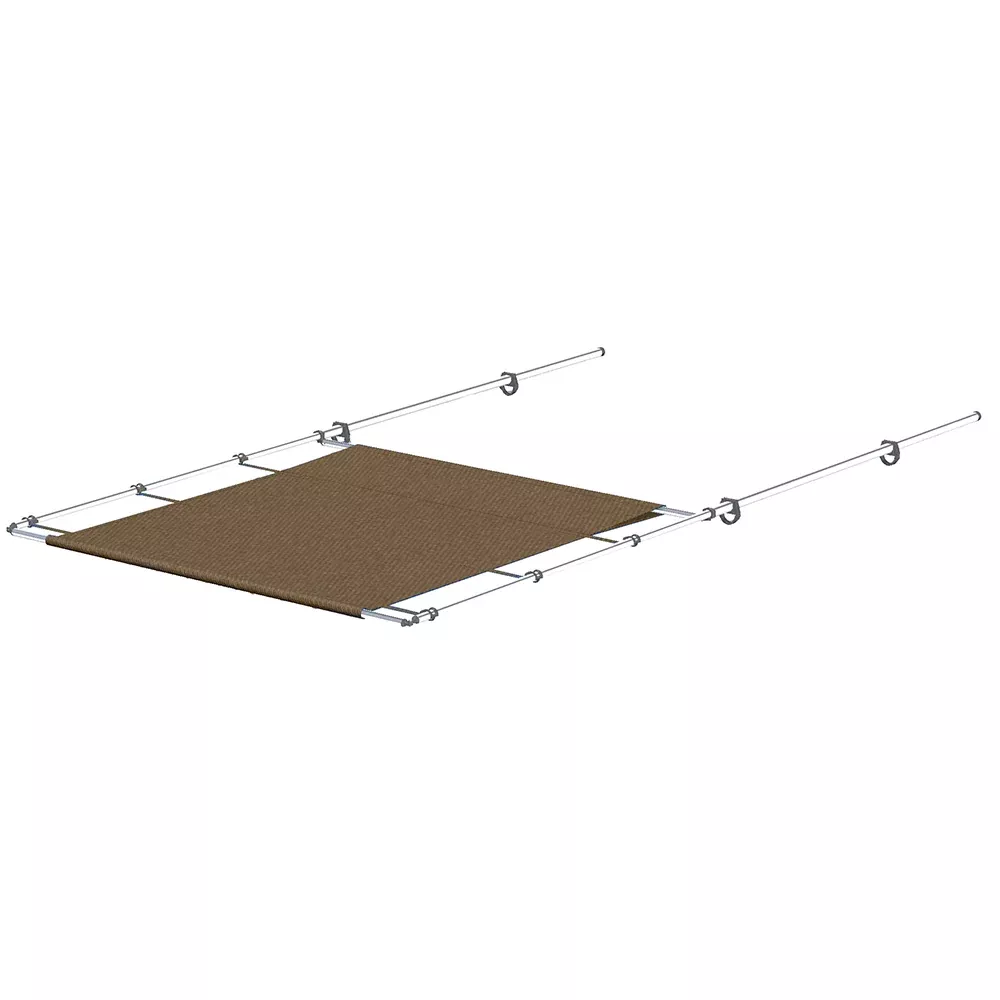 SureShade PTX Power Shade - 51" Wide - Stainless Steel - Toast [2021026261]