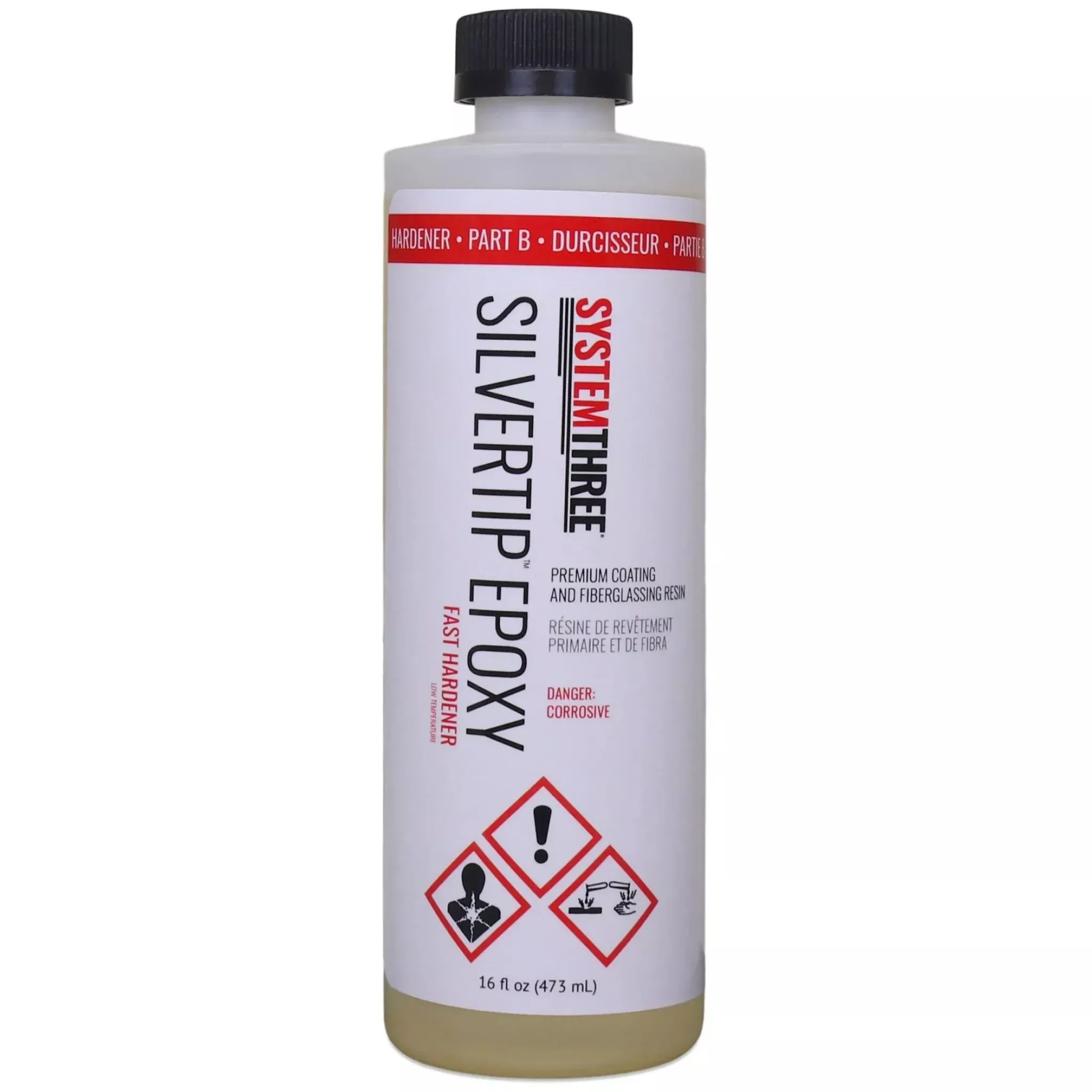 System Three 473ML Silver Tip Fast Hardener