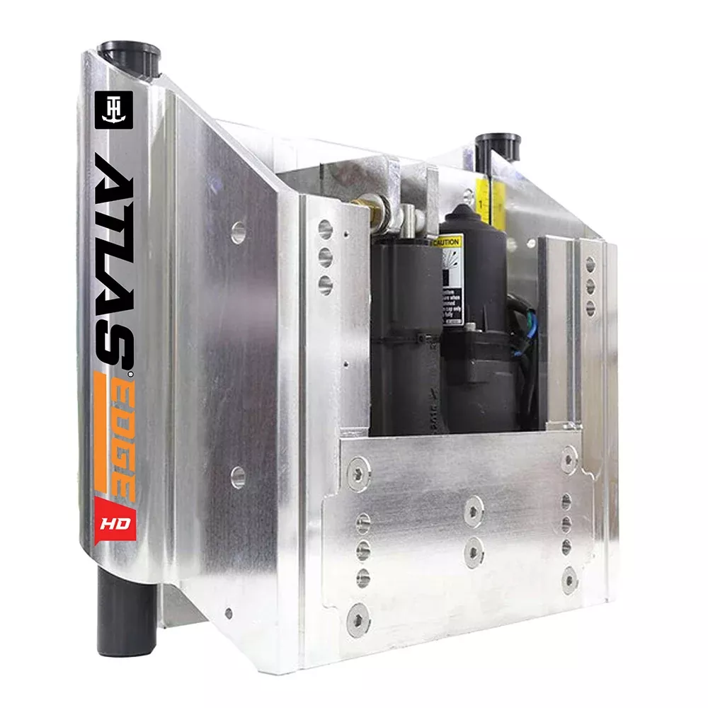 T-H Marine ATLAS EDGE 8" Set Back Hydraulic Jack Plate - Heavy Duty - Silver [AHJE-8VHD-DP]
