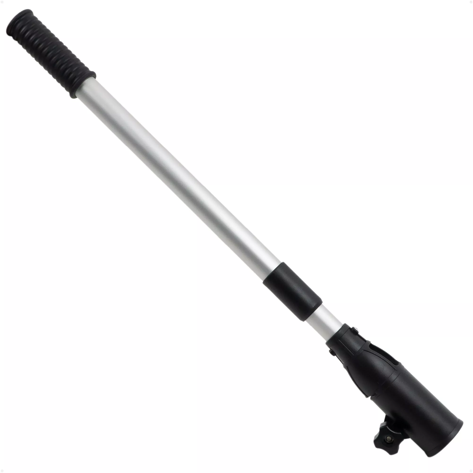 Telescopic Straight Tiller Extension Handle, Extends 17.5" - 25"
