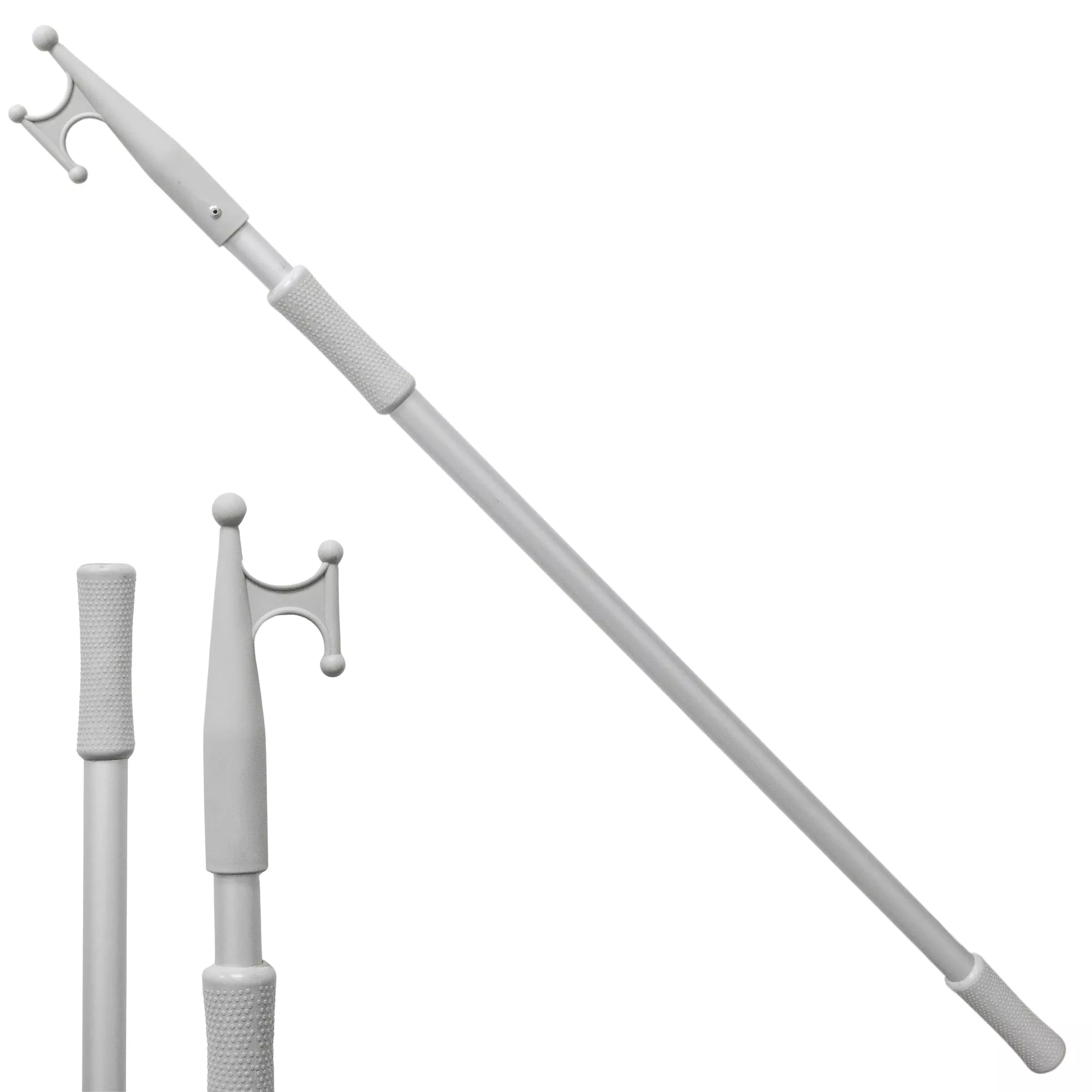 Telescoping Hook 48" - 84", Gray, Aluminum