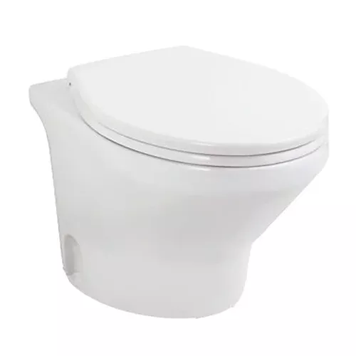 Thetford Compass Touch Toilet - Low, White - 12V [T-COM012PW/TSFT/NA]