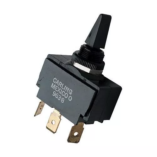 Toggle Switch, 3-Position ON/OFF/(Momentary ON)