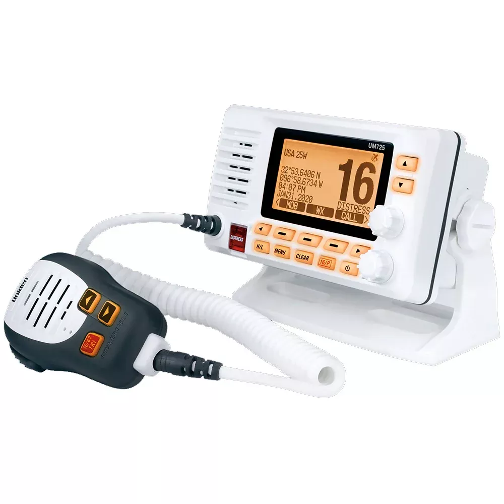 Uniden UM725 Fixed Mount VHF w/GPSBluetooth - White [UM725GBT]