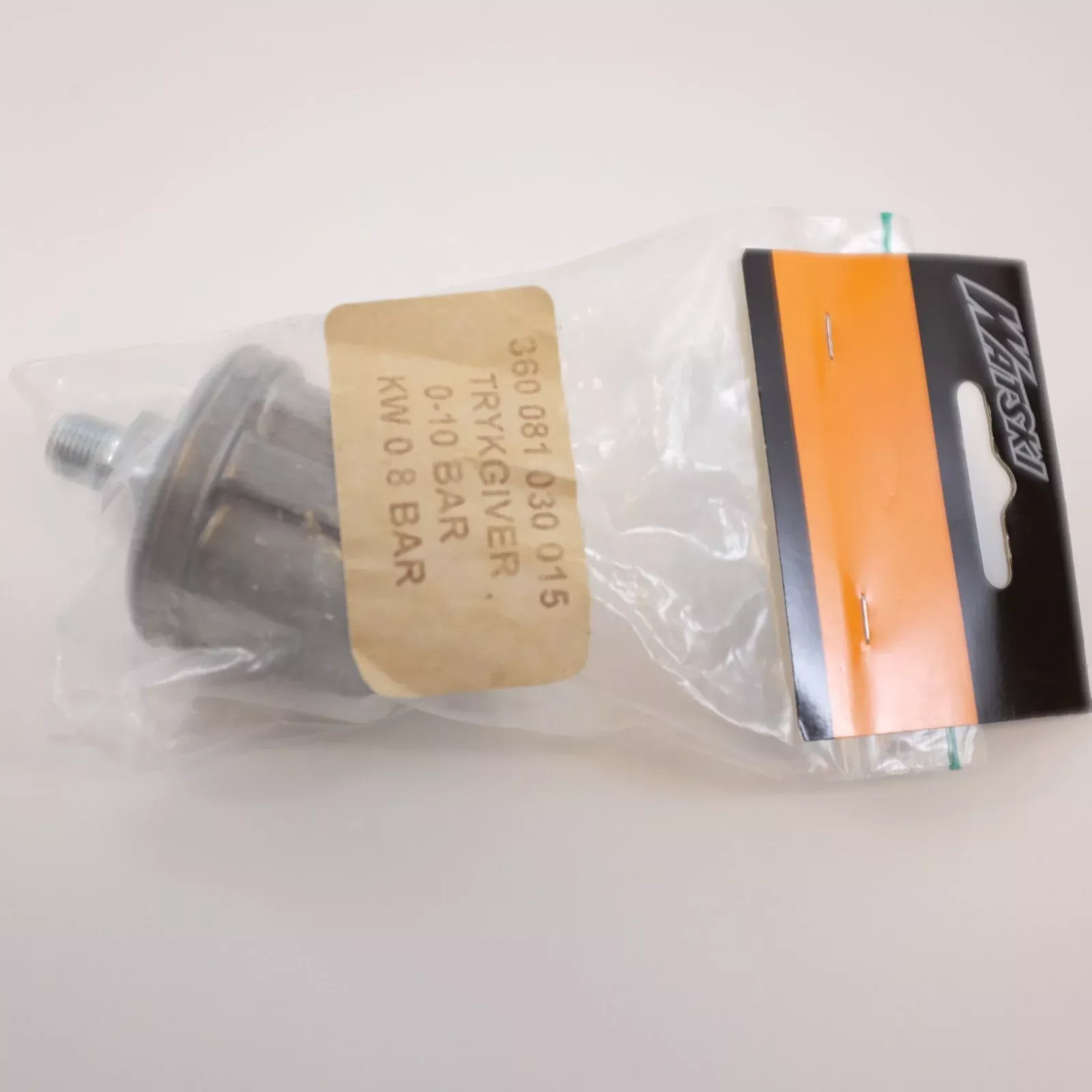 VDO Pressure Sender 0-10 Bar 1/8-27NPTF 2-Pole Warning 0.8 Bar