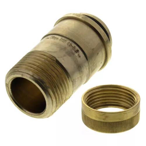 Water Manifold Adapter 3/4" x 1" Brass