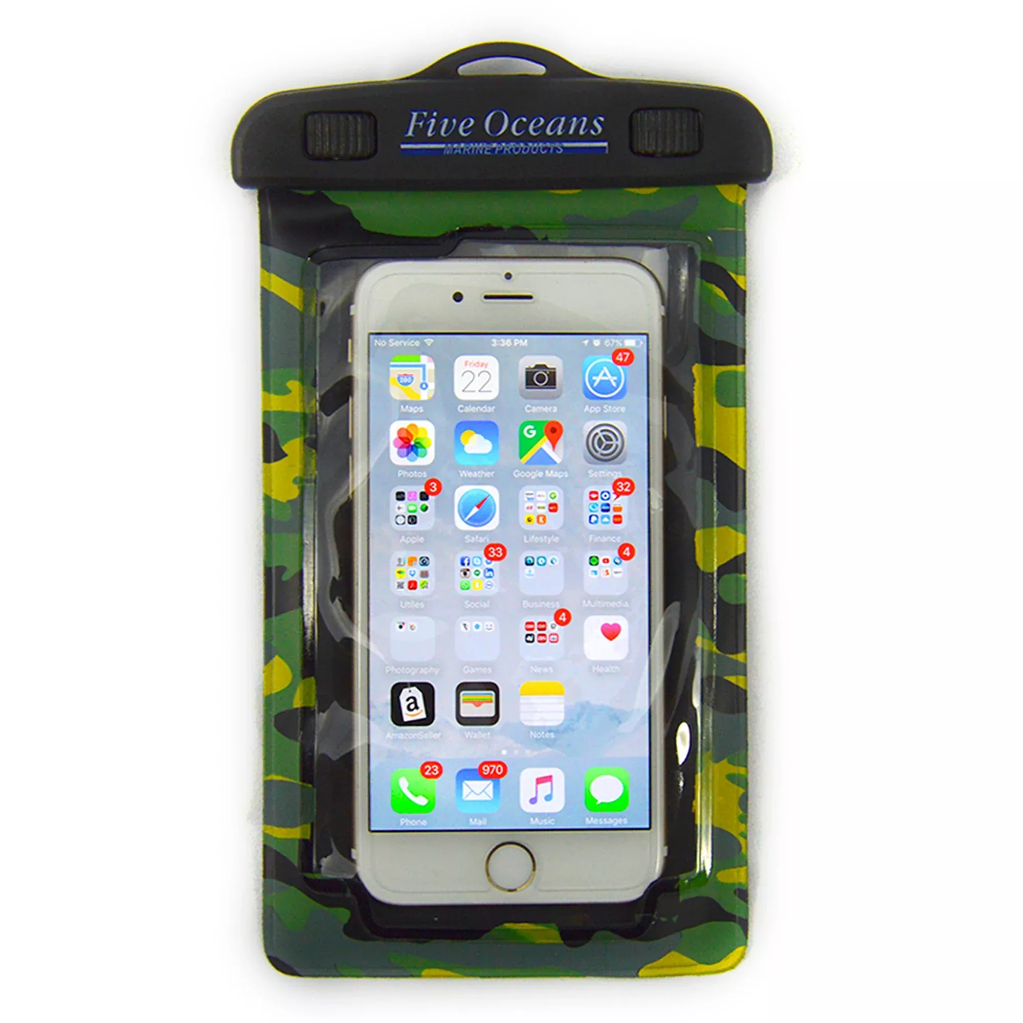 Waterproof Phone Case, Camo