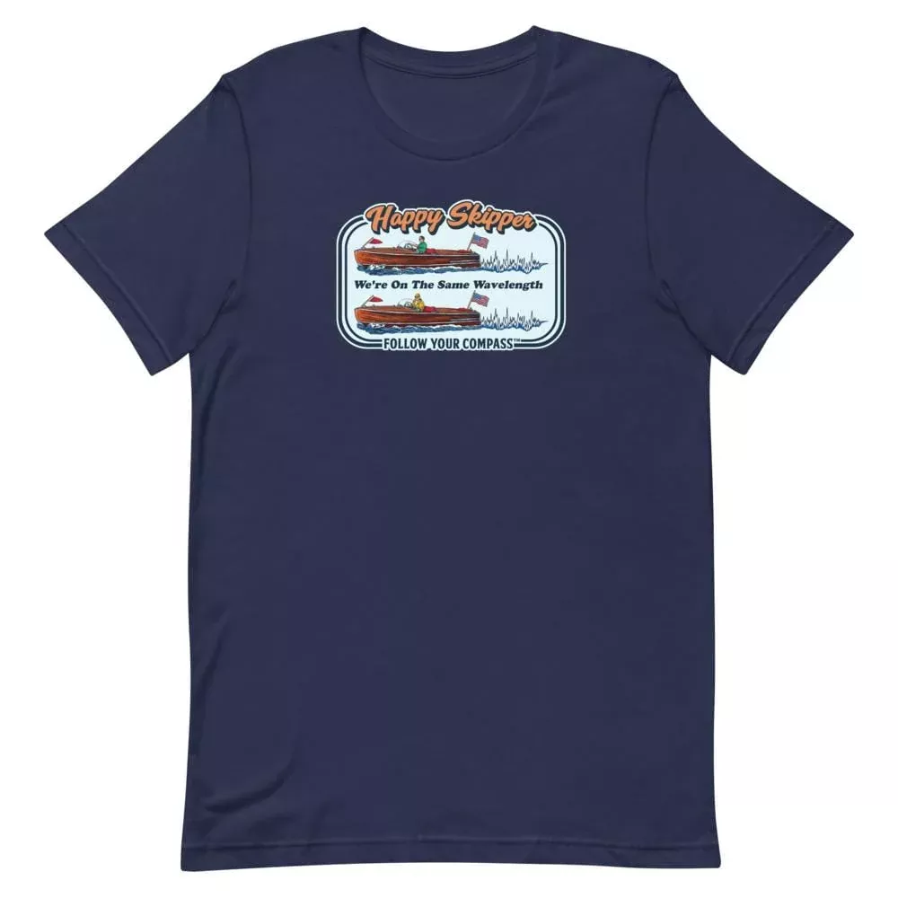 We're on the Same Wavelength™ Short-Sleeve Unisex T-Shirt