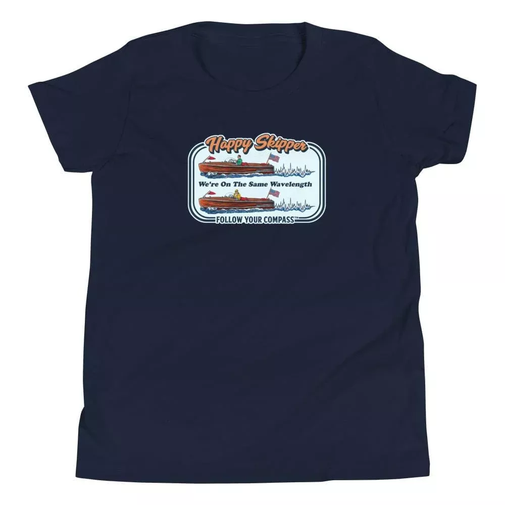 We're on the Same Wavelength™ Youth Short Sleeve T-Shirt