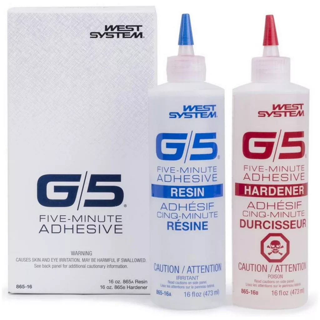 West System G/5 Five Minute Epoxy 2 x 473mL