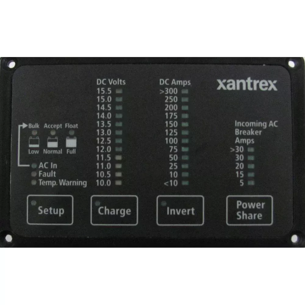 Xantrex Heart FDM-12-25 Remote Panel, Battery StatusFreedom Inverter/Charger Remote Control [84-2056-01]