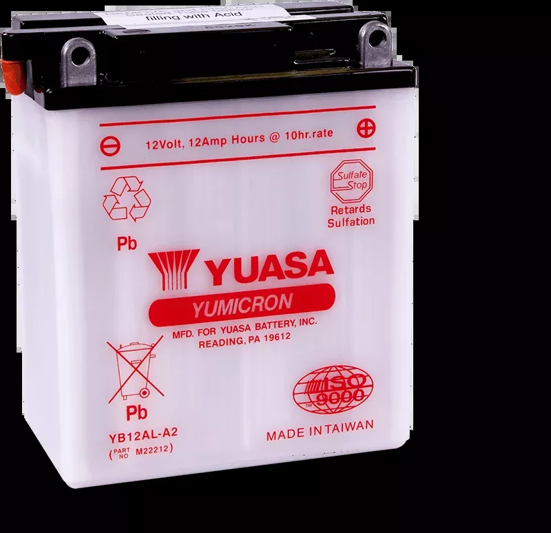 Yuasa YB12AL-A2 Yumicron 12 Volt Battery